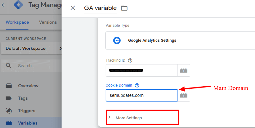 Google Analytics Cross Domain tracking with Google Tag Manager