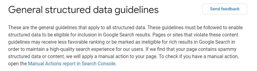 7 Google's Structured data Guidelines