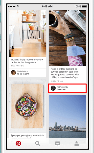 Latest promoted pin featrue for pinterest marketing