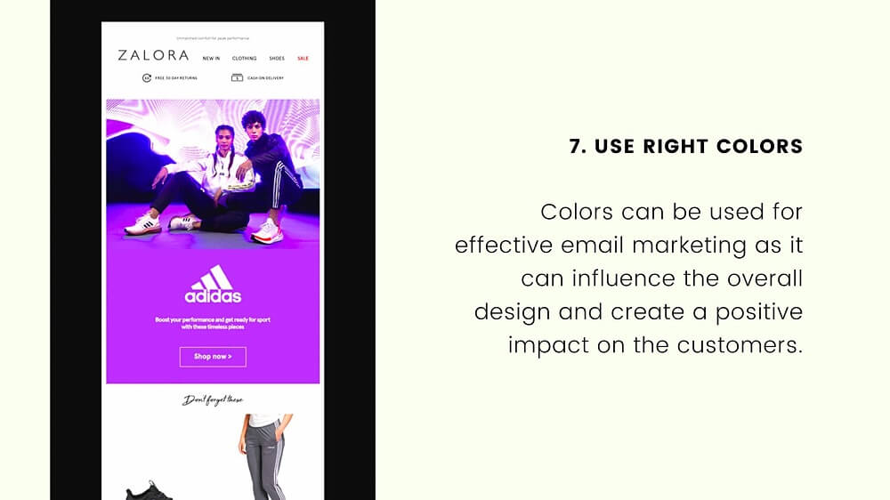 Use Right Colors in your email templates
