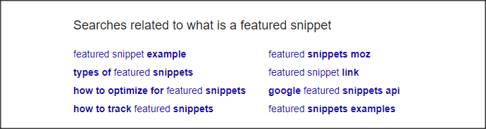 How to track featured snippets