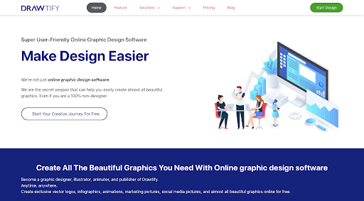 1. Drawtify: Logo Maker