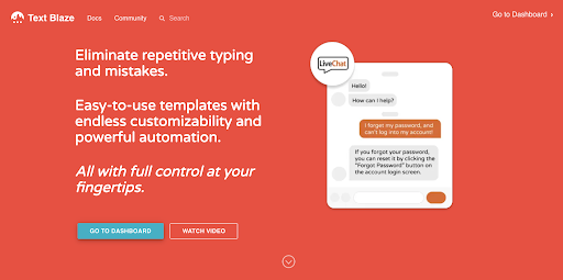 11. Text Blaze - Text Templates