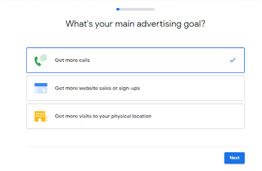 Create a google ad account