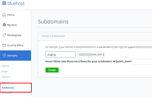 Item No 5: Does your site feature instances of staging any sub-domains?