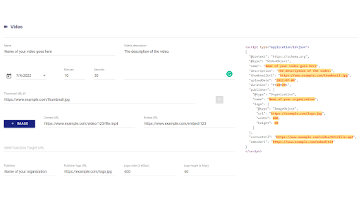 Your code will be generated as shown in the figure below: